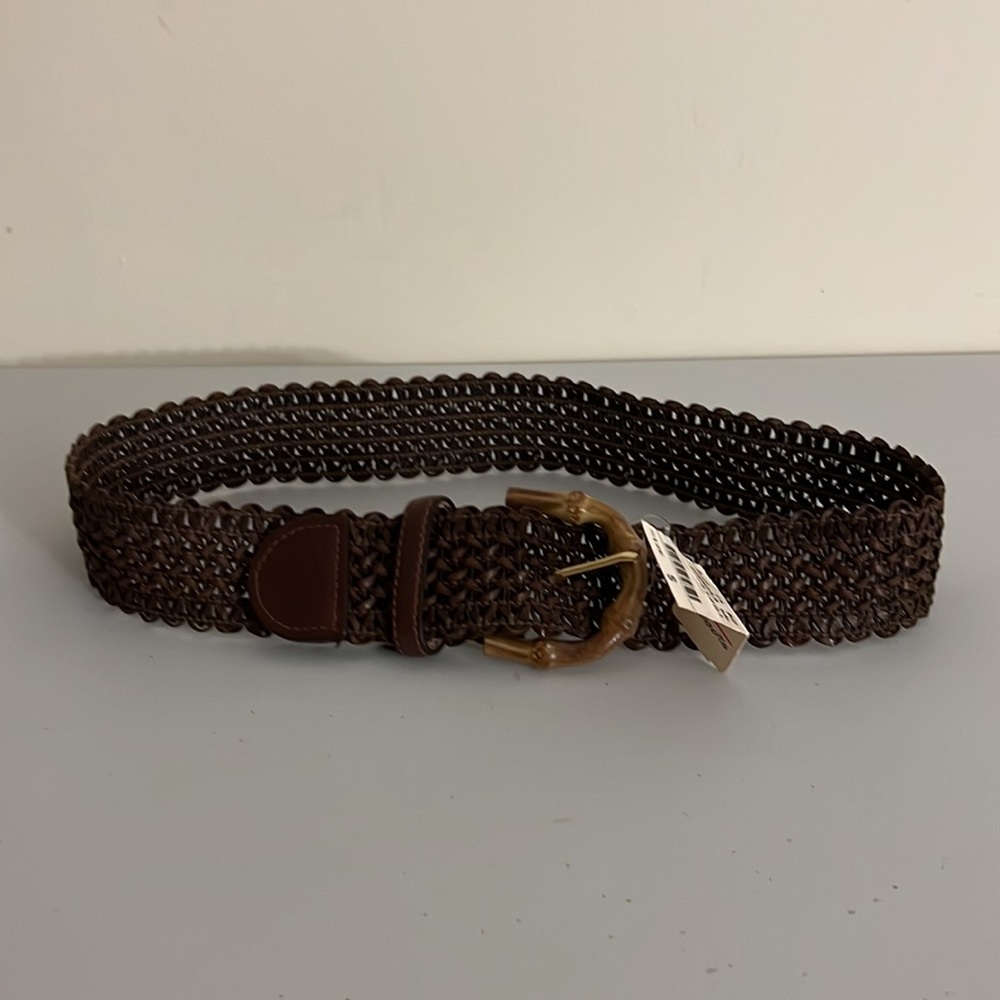 Vintage Talbots Woven Stretch Belt - Small